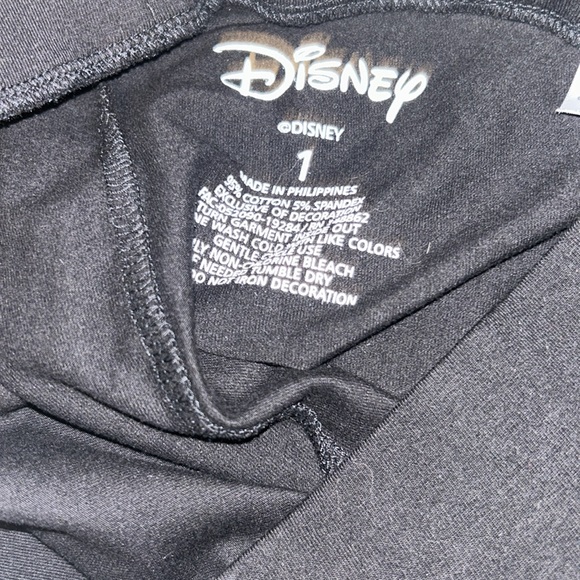 Torrid Black capri Leggings Mickey Solid - Picture 5 of 5